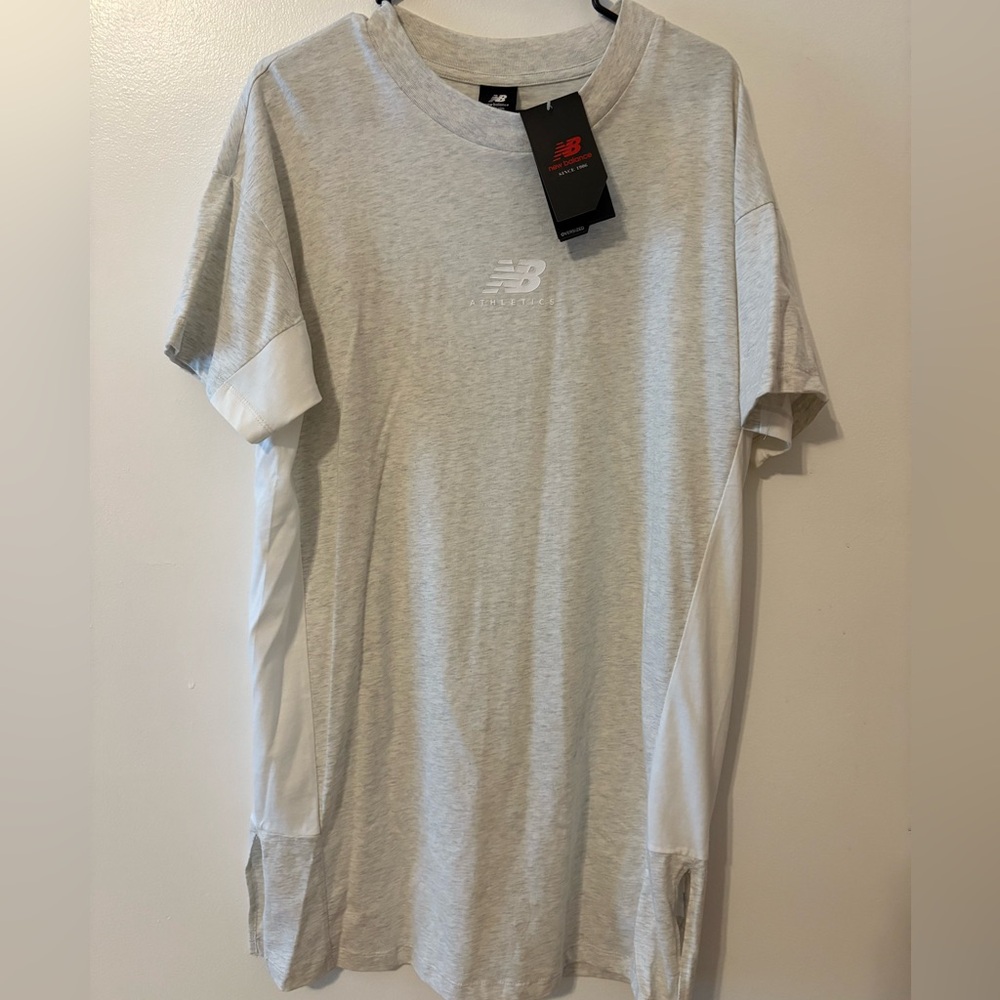 New Balance Light Gray Men's Tee